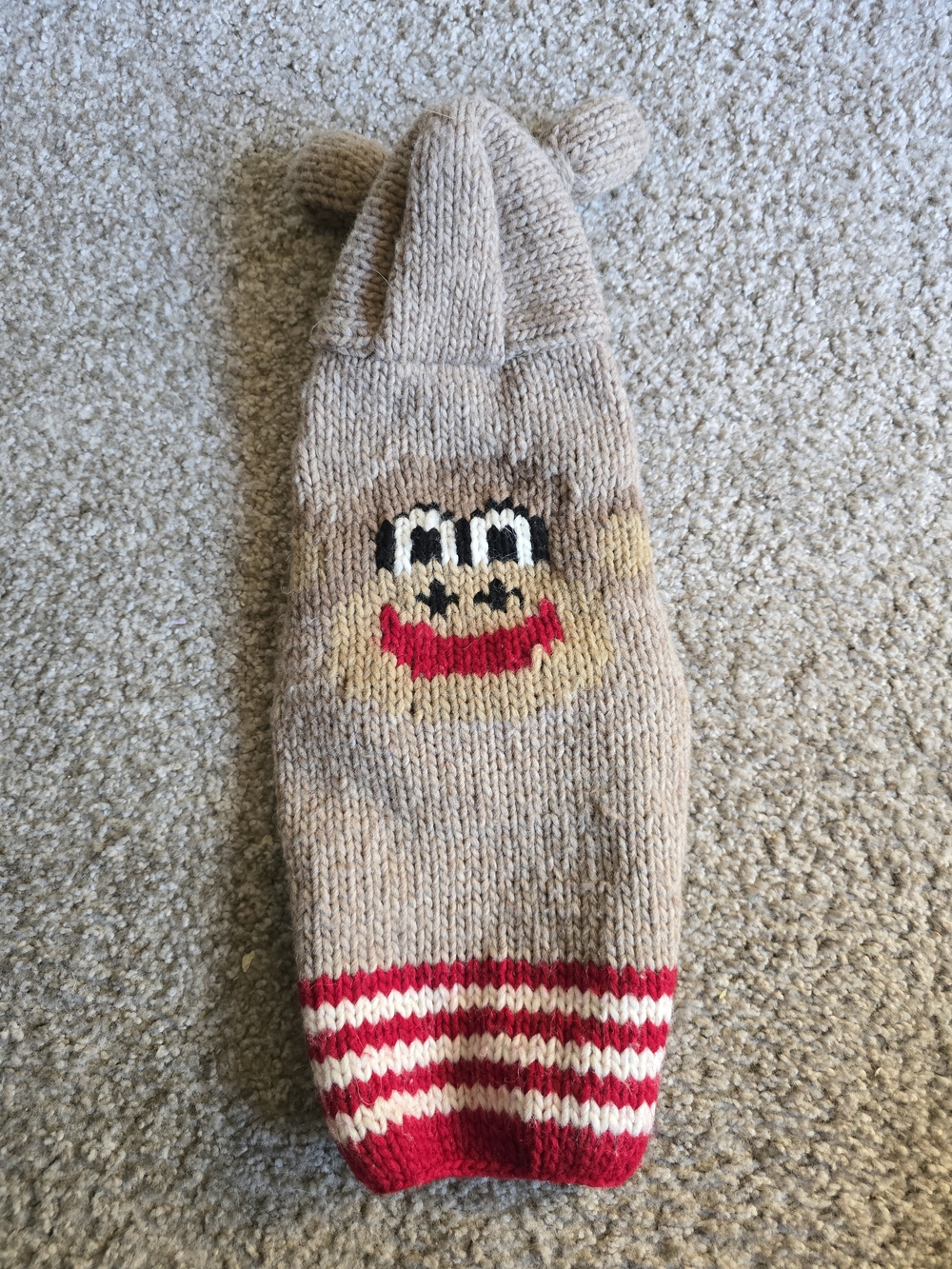 Chilly Dog 100% Wool Handmade Small Dog Sweater